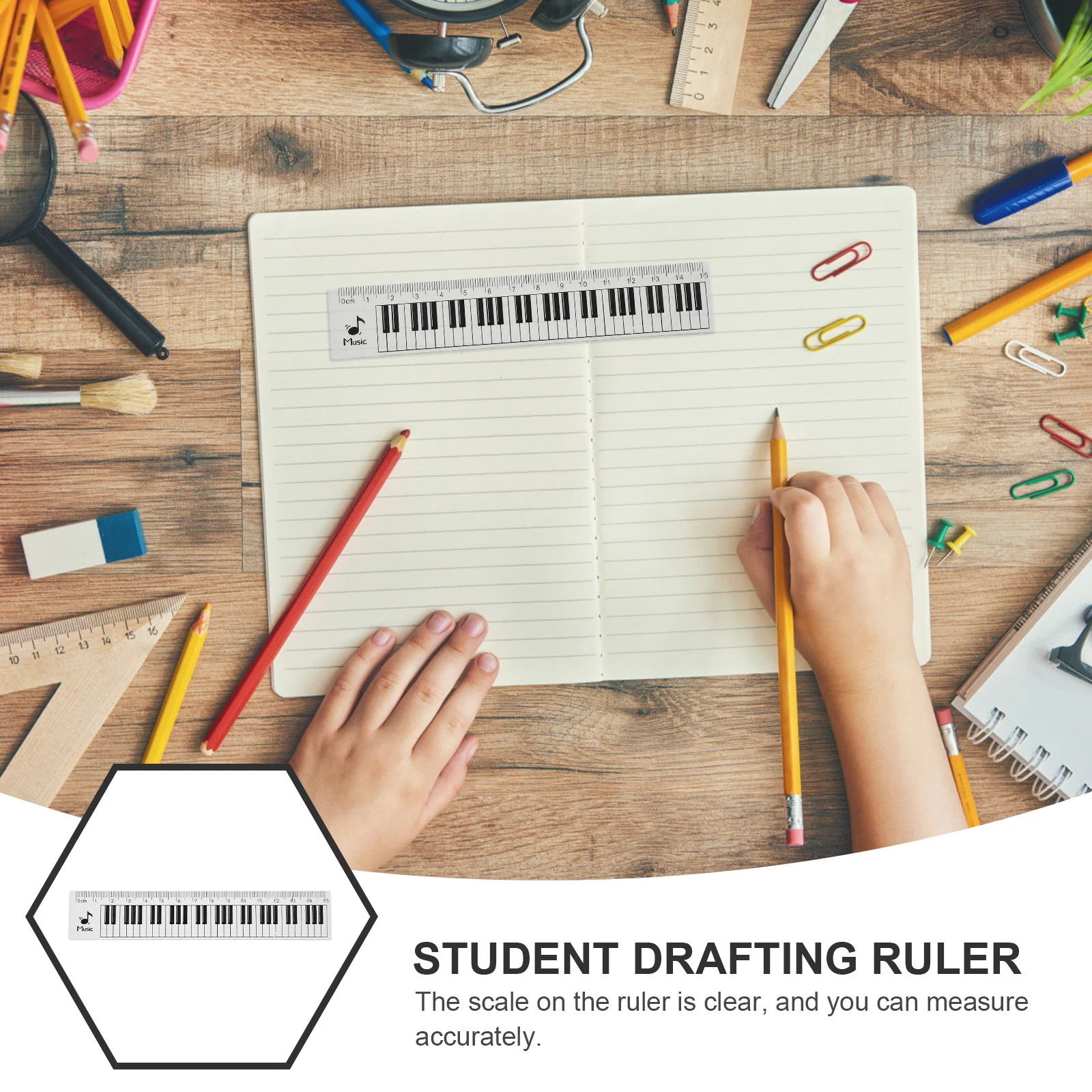 Многофункциональный студенческий набор линеек для рисования - Фотография_2