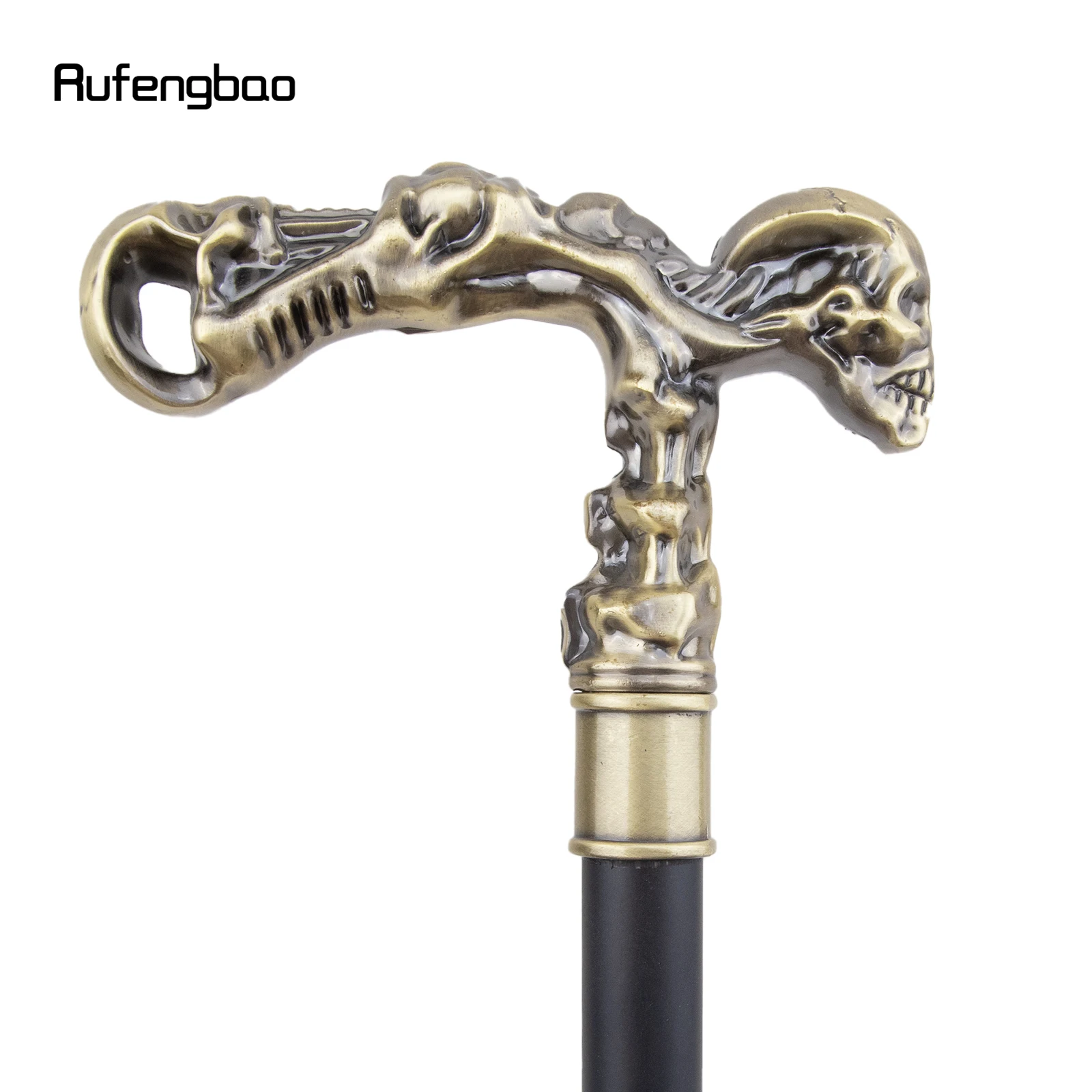 Медный череп, трость для ходьбы - Фотография_2