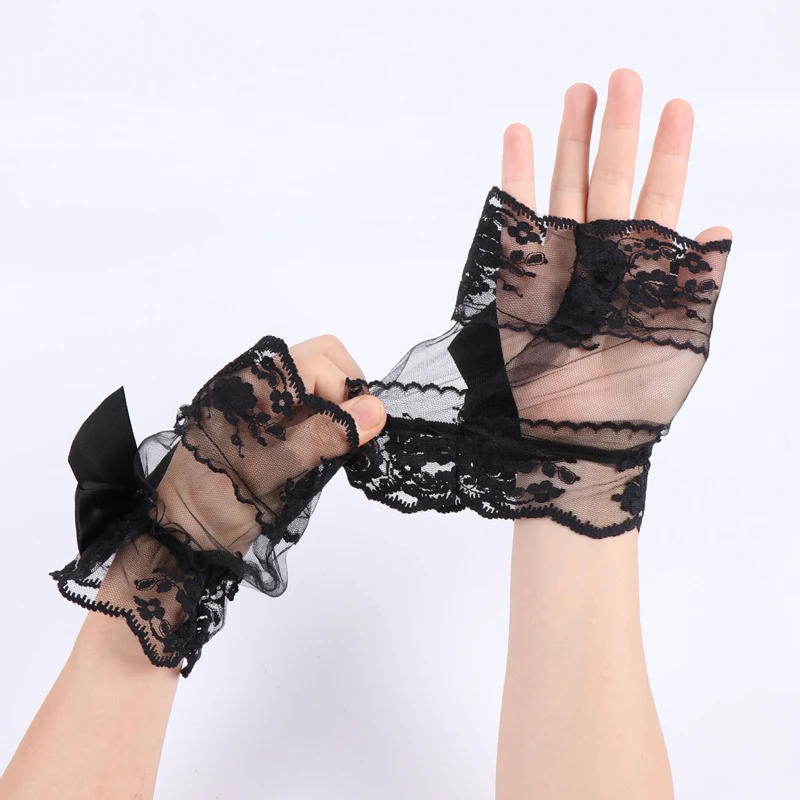 Черные рукава в стиле лолиты - Фотография_3