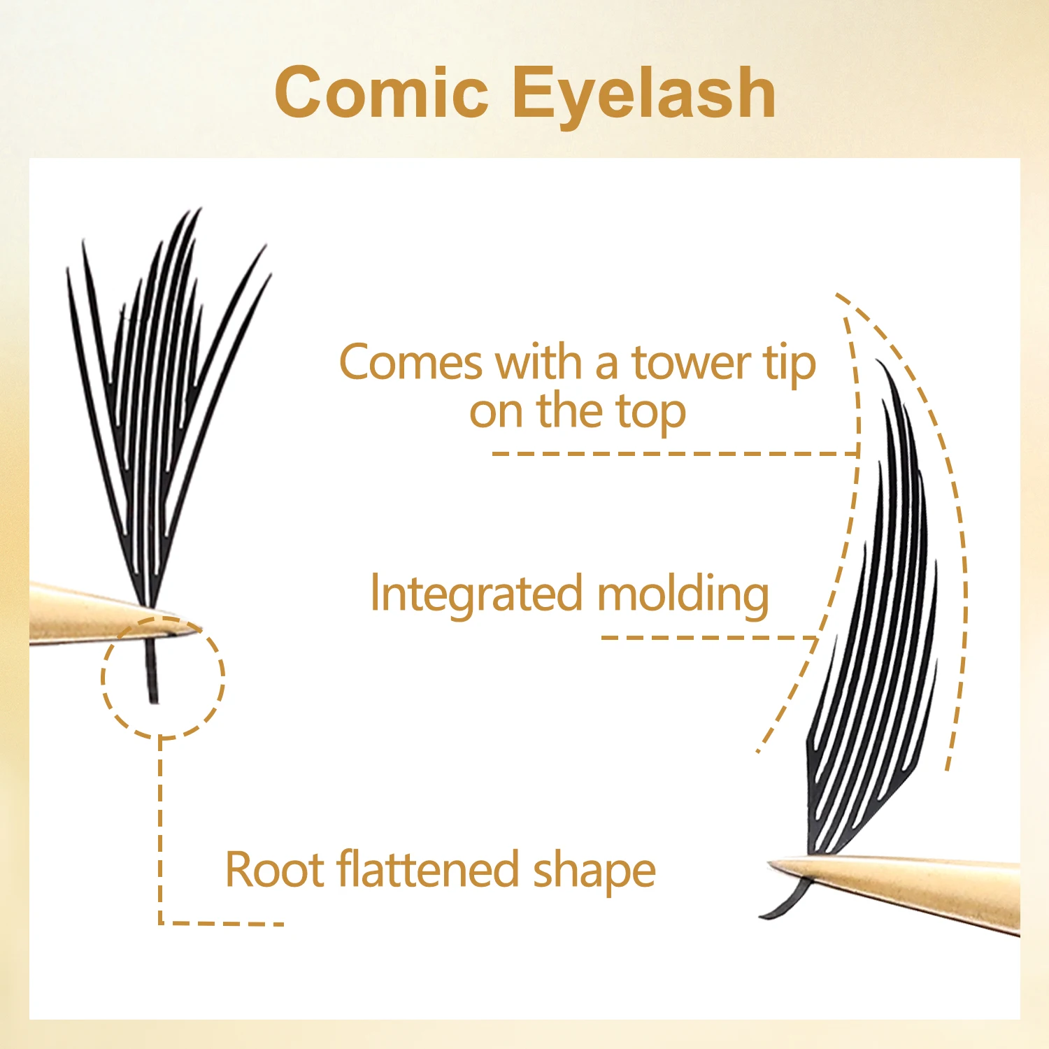 Lashrujade comic spire lashes готовые - Фотография_3
