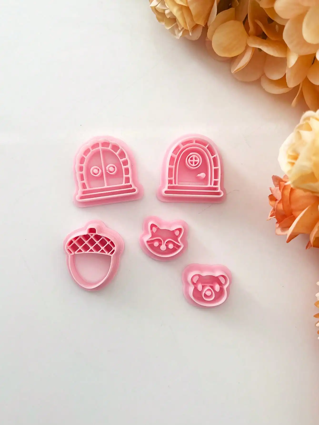 Осенние фрезы для полимерной глины сосновой шишки - Фотография_5