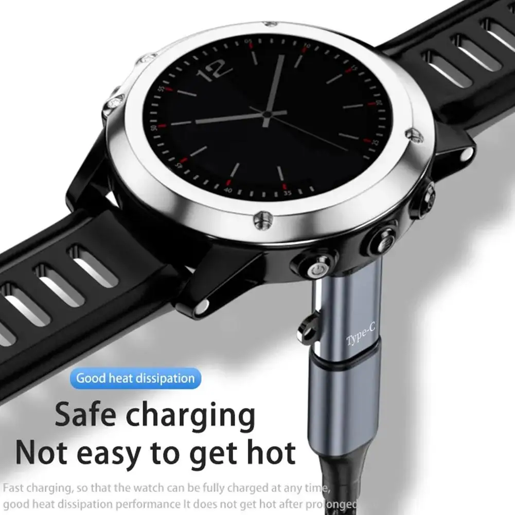 Адаптер зарядного устройства типа c для garmin fenix 7 7x 5s 6 6x 6s pro - Фотография_5