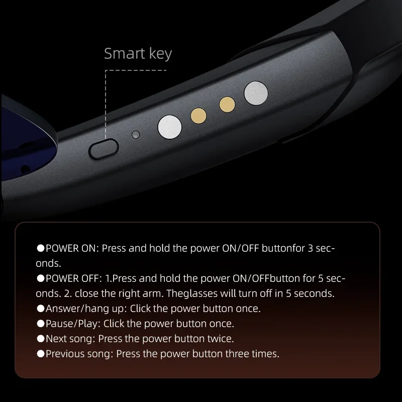 Polvcdg bluetooth-очки с костной проводимостью - Фотография_6