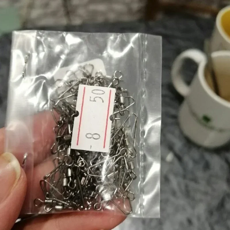 Рыболовные вертлюжки из нержавеющей стали ms + ql - Фотография_4