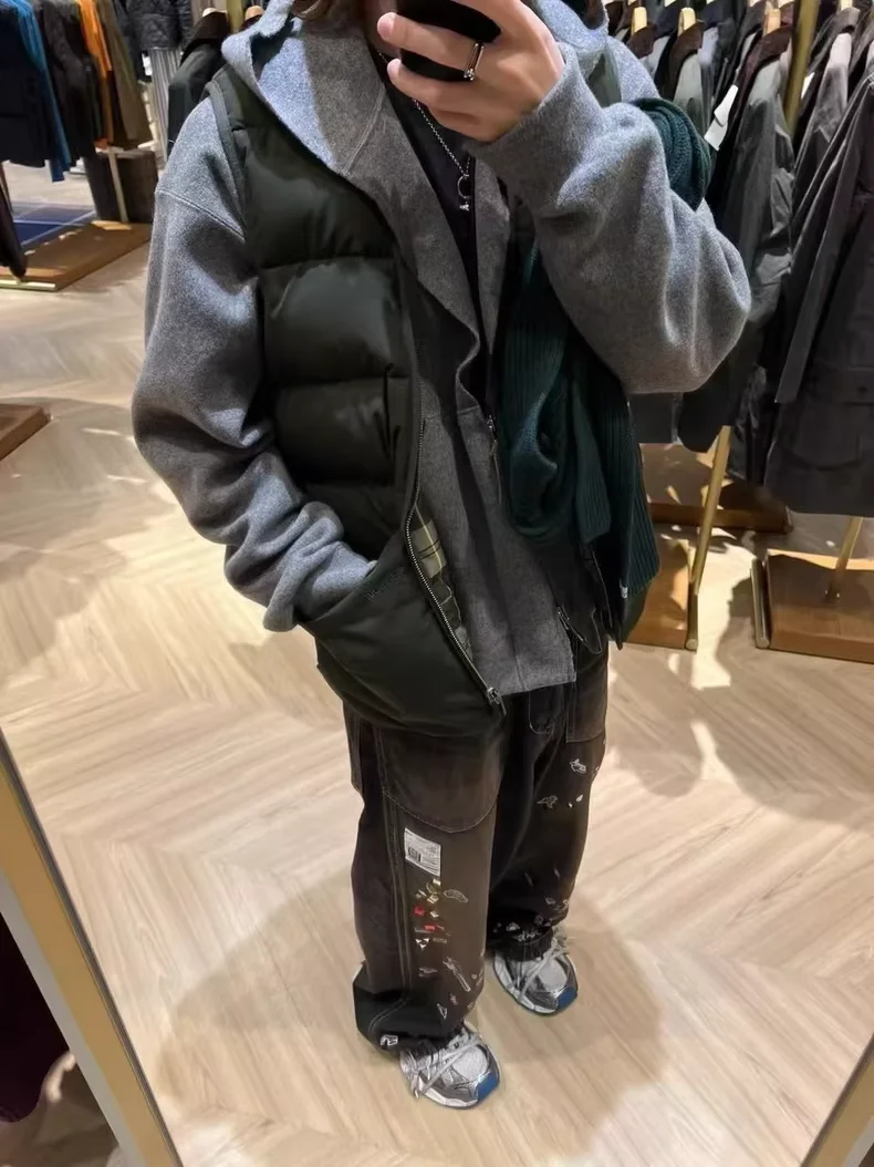 Свободный пуховый жилет barbour - Фотография_4