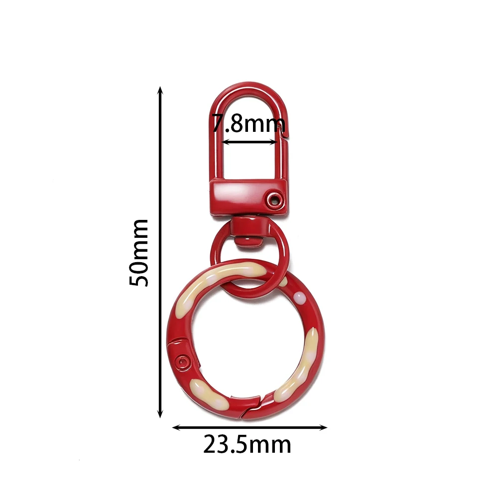 Красочный брелок с застежкой-лобстером - Фотография_2