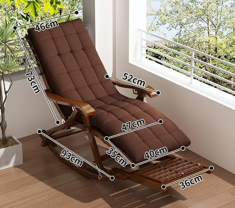 Кресло-качалка с мягкой подушкой - Фотография_4