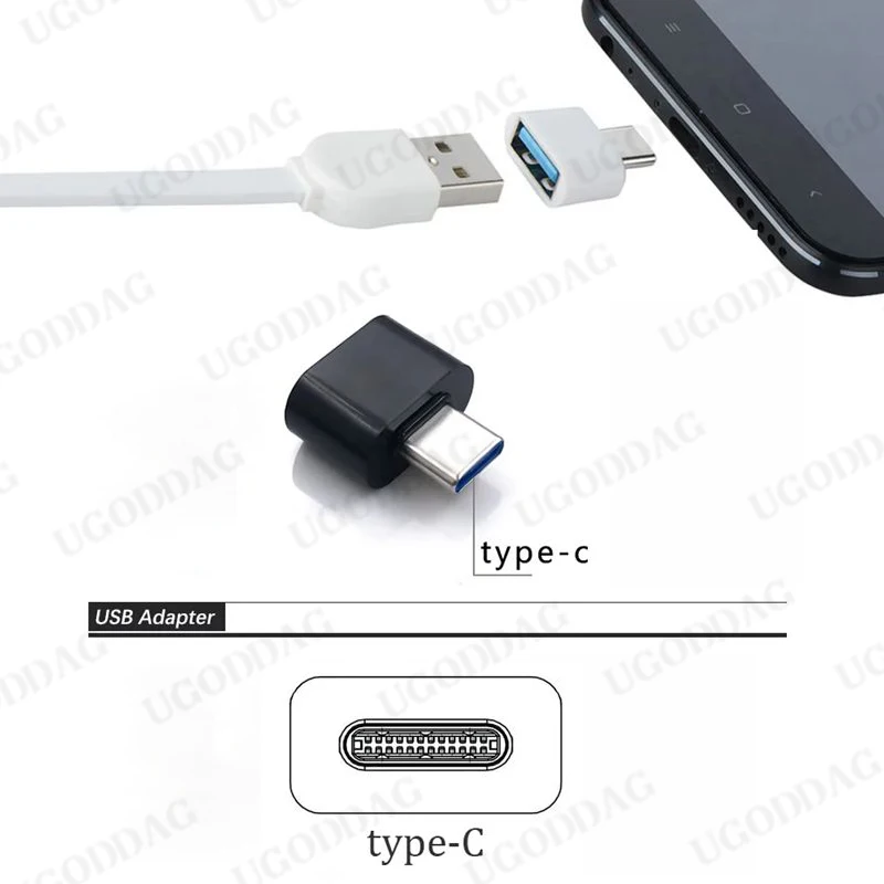 Адаптер для передачи данных typec male к usb-a 2.0 otg для samsung - Фотография_5