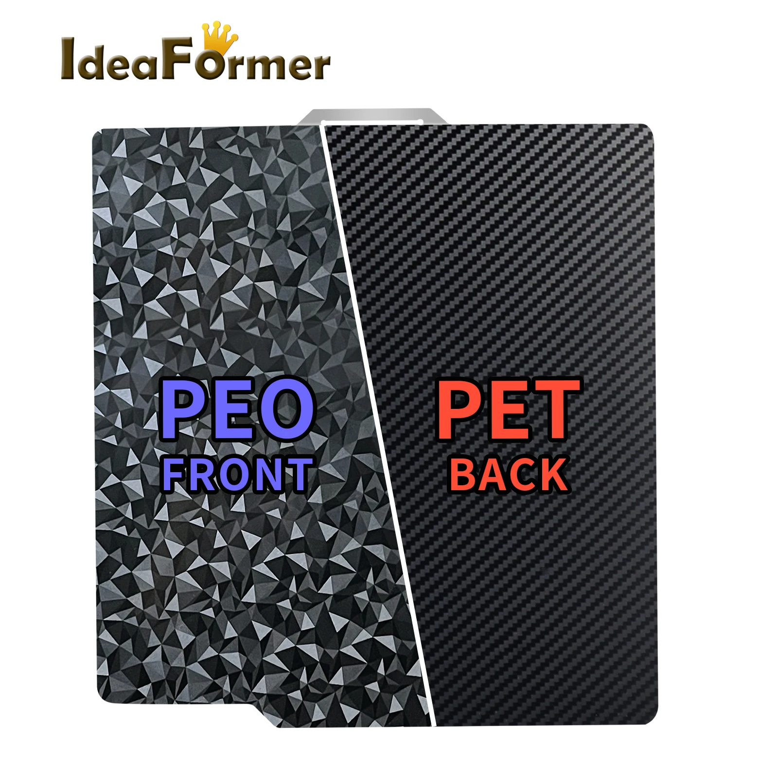 Двухсторонний пружинный стальной лист pet peo