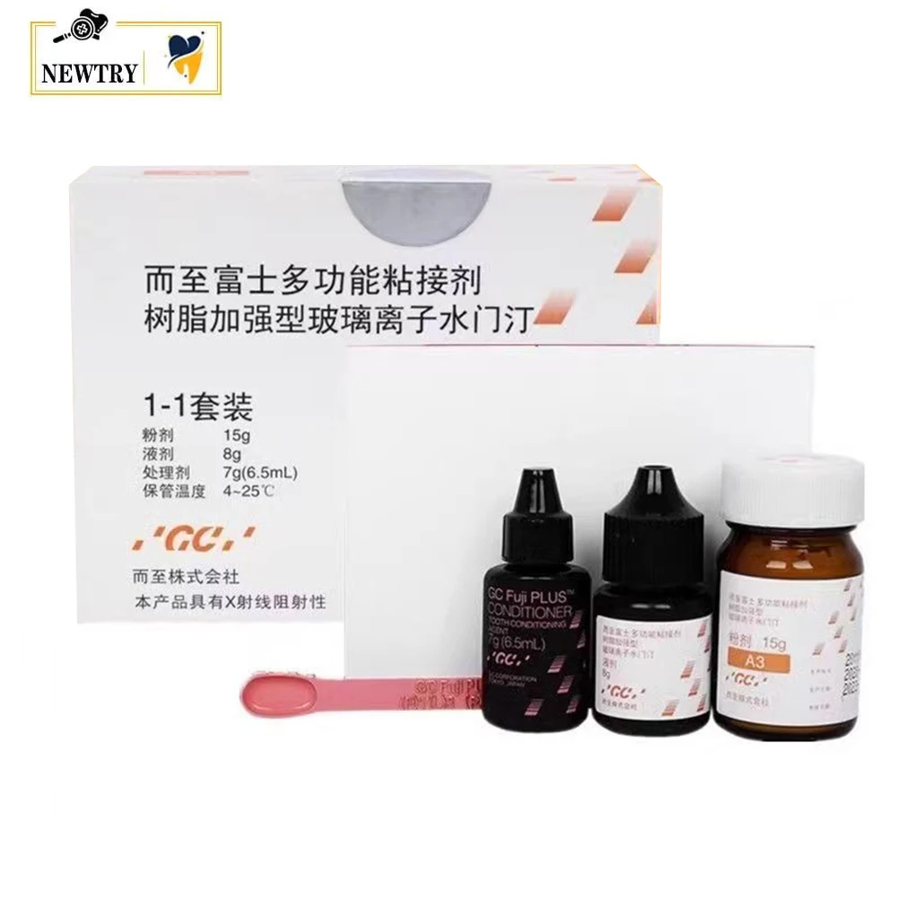 Gc fuji plus glass ionomer luting