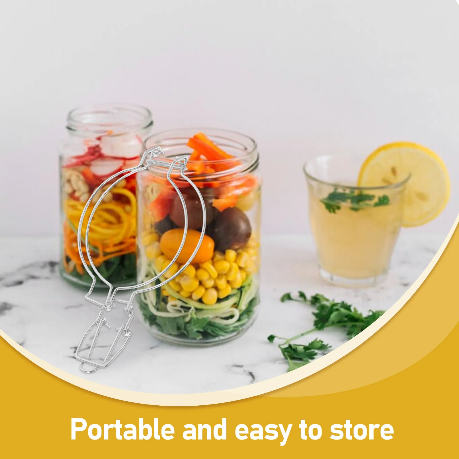 Металлическая крепежная пряжка для банок - Фотография_4