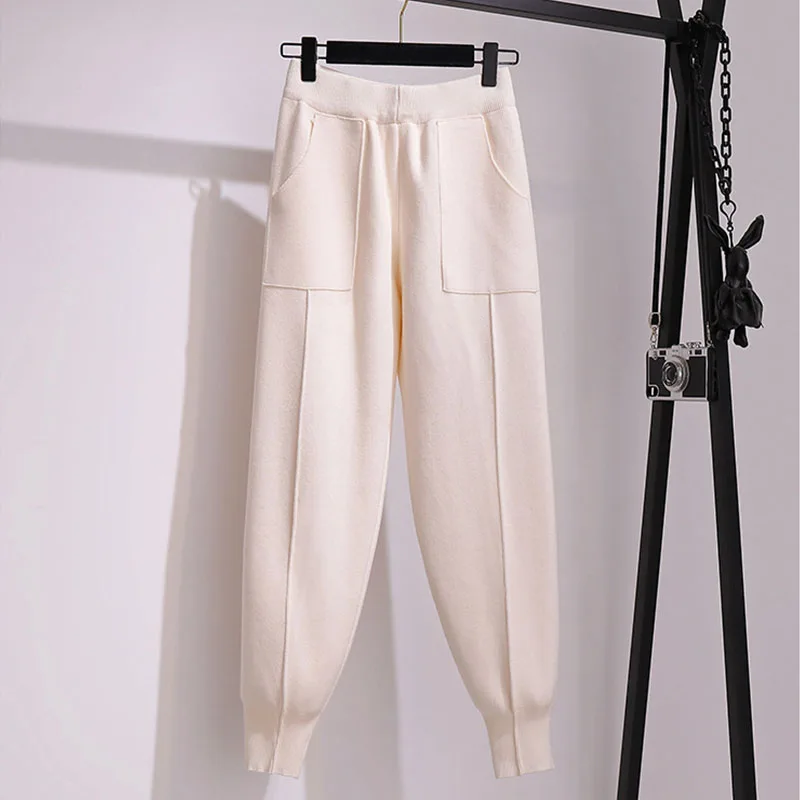 Брюки haren, женские осенние и зимние брюки-морковки - Фотография_6