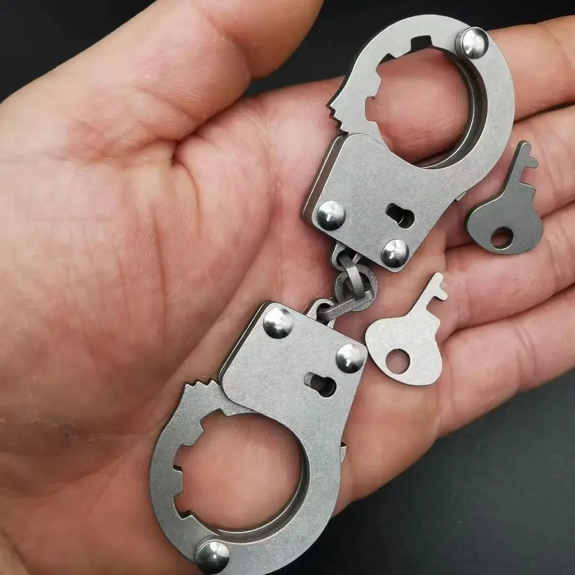 Креативный мини-кнопка для большого пальца из нержавеющей стали - Фотография_3