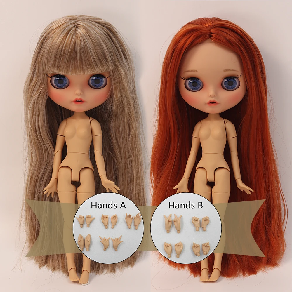 Icy dbs кукла блит 1/6 bjd joint body tan skin matte face 30 см в продаже - Фотография_2