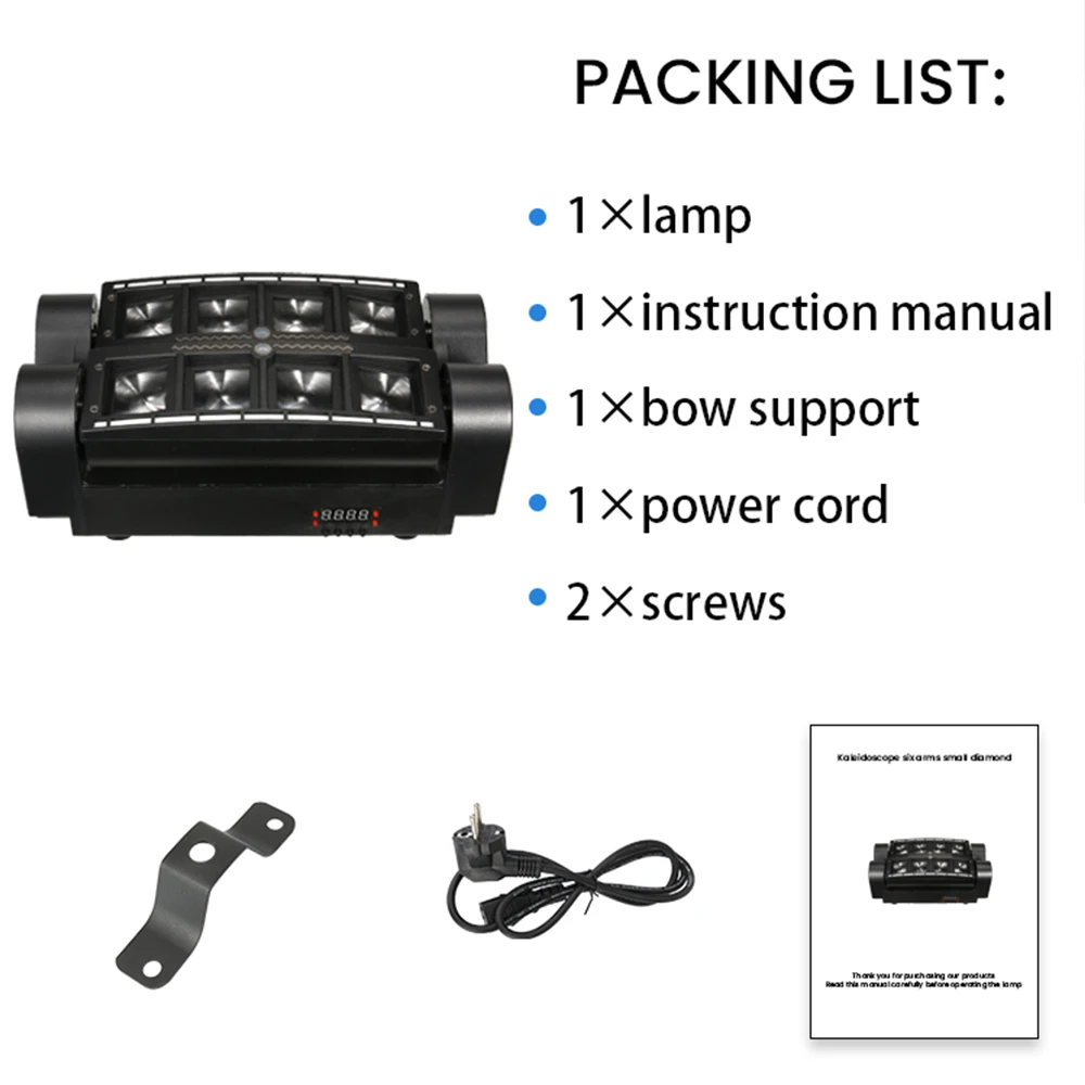 Kemax 8x3w мини-паук с подвижной - Фотография_6