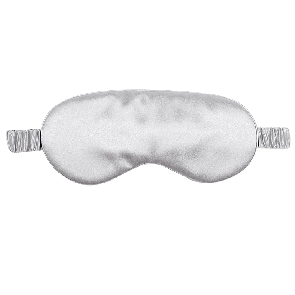 100% чистая шелковая маска для сна с повязкой на глаза - Фотография_2