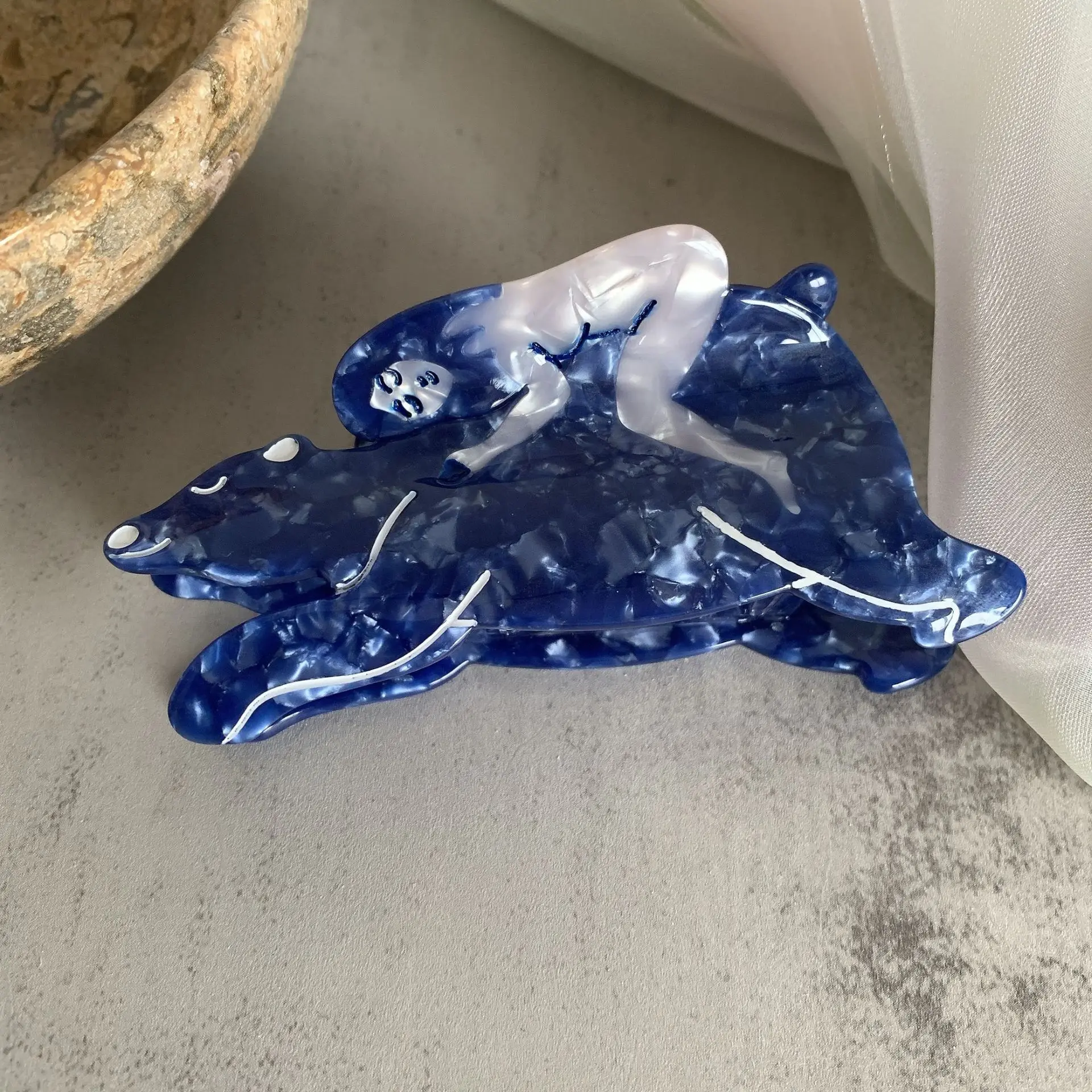 Синие заколки для волос muweordy - Фотография_6