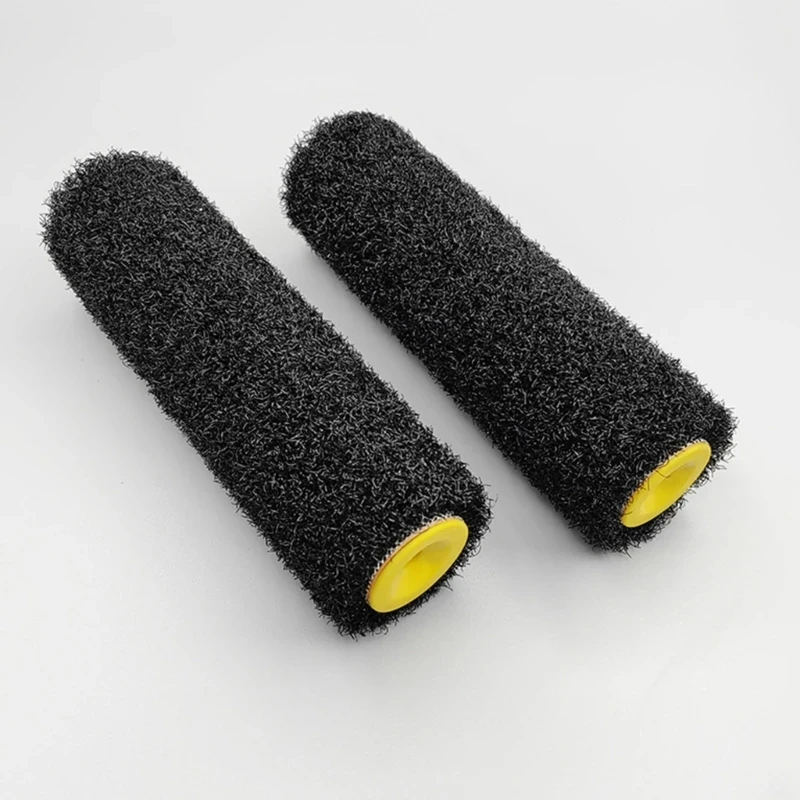 9-дюймовая черная волокнистая роликовая кисть для нанесения на шпаклевки - Фотография_4