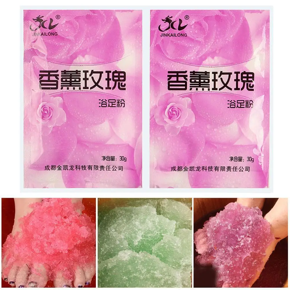 Блестящая соль для ног