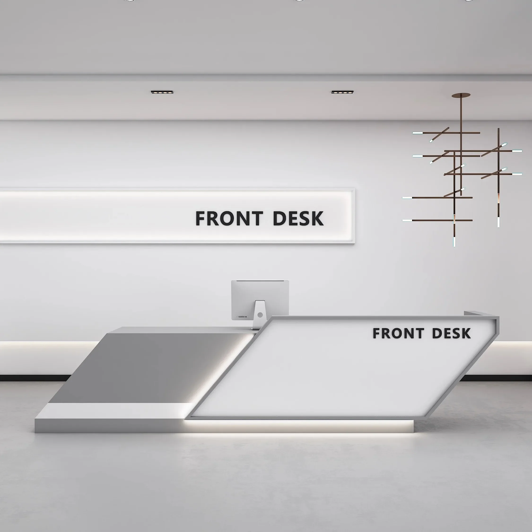 Приемная стойка компании простой - Фотография_5
