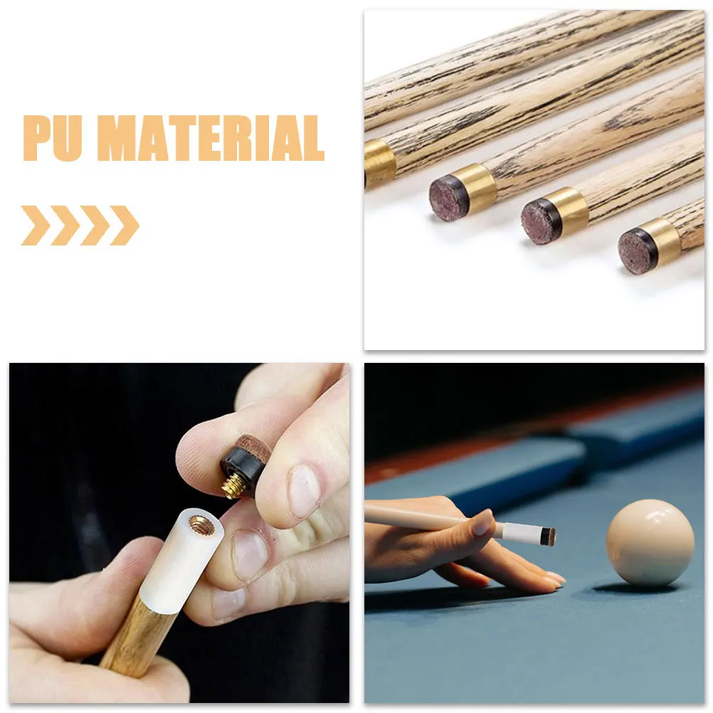 Насадки для кия из искусственной кожи с винтами 10 мм - Фотография_4