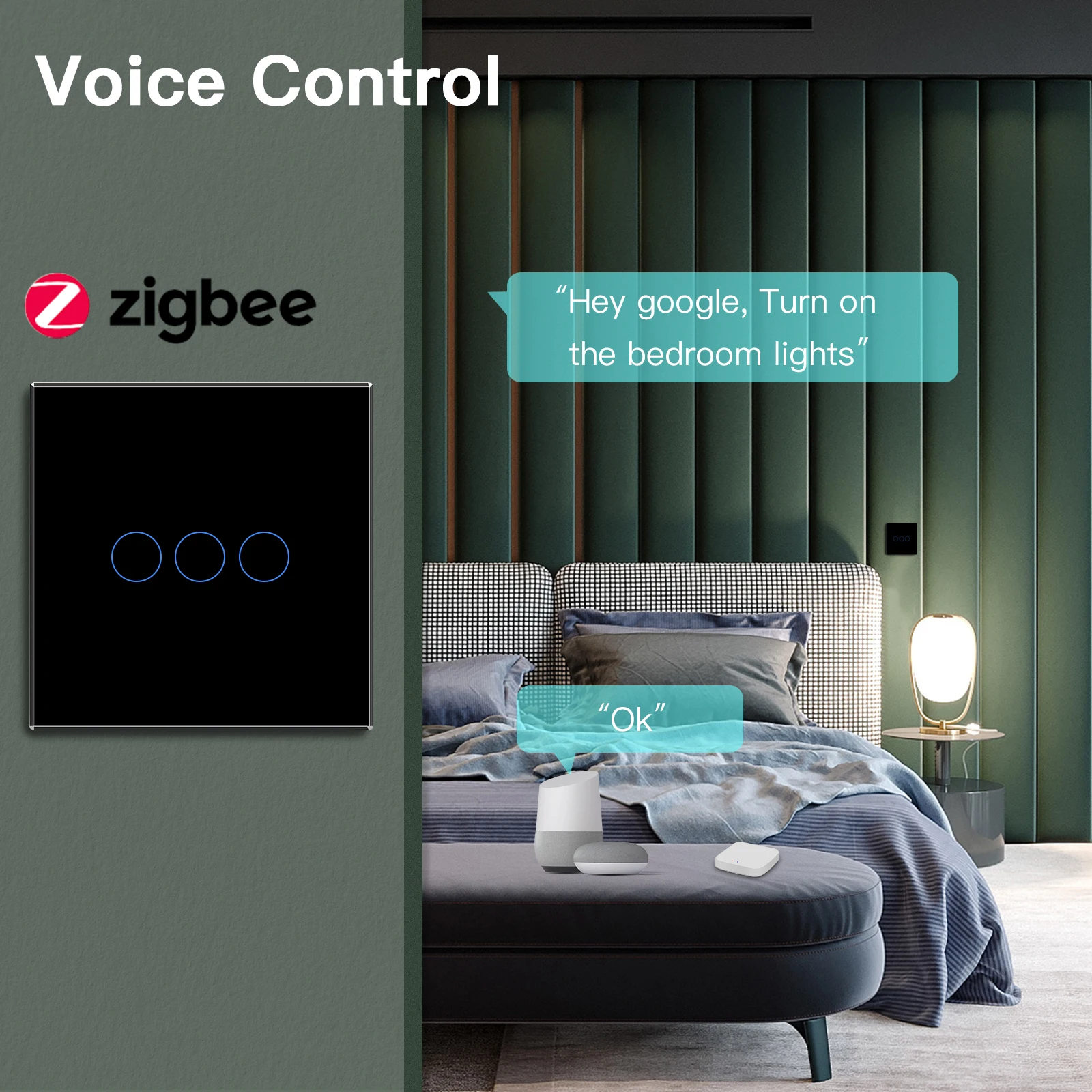 Bseed smart zigbee switches 1/2/3gang - Фотография_5
