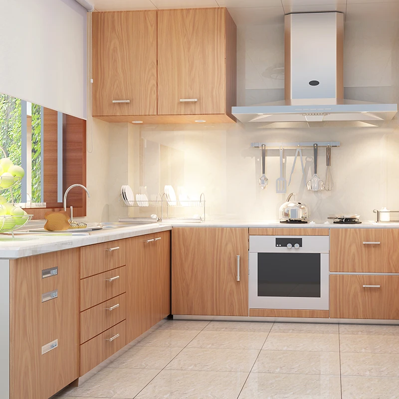 Самоклеящаяся водостойкая наклейка из пвх с текстурой древесины - Фотография_3