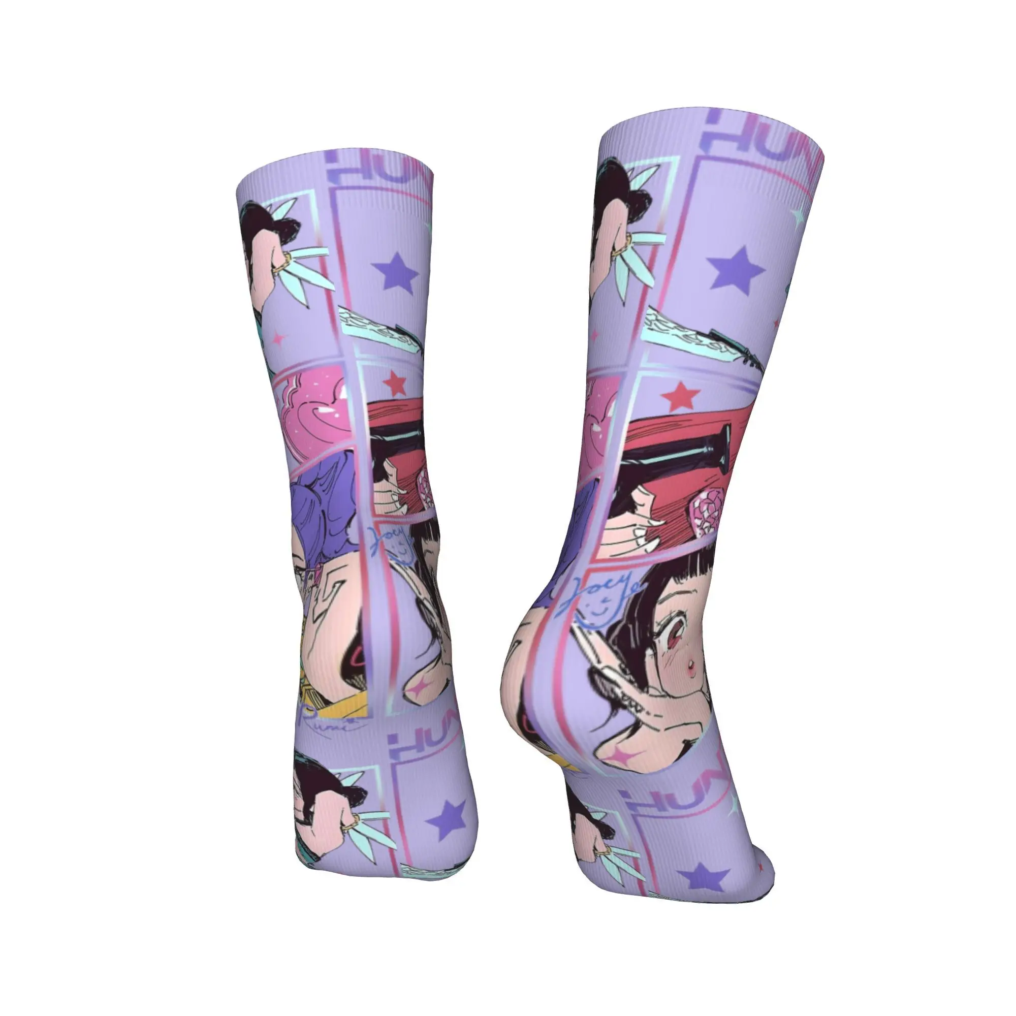 Носки huntrix girlgroup k-pop group demon hunters - Фотография_4