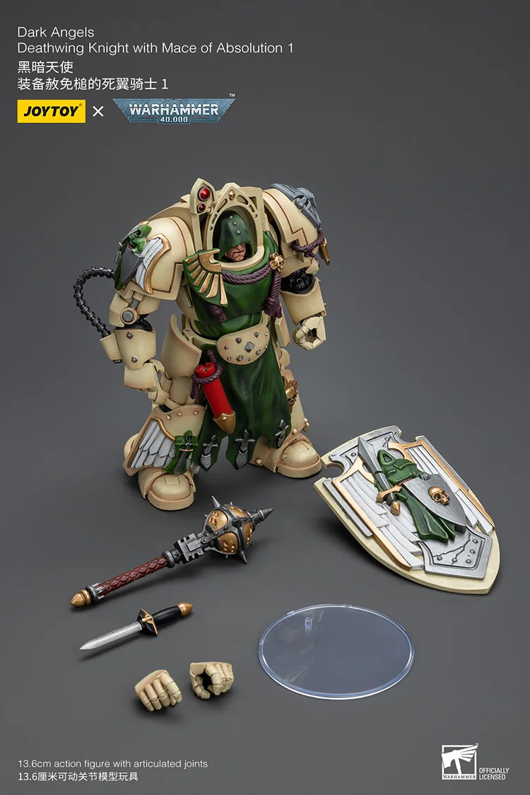 Joytoy warhammer 40k dark angels deathwing knight с mace of absolution 1 - Фотография_5