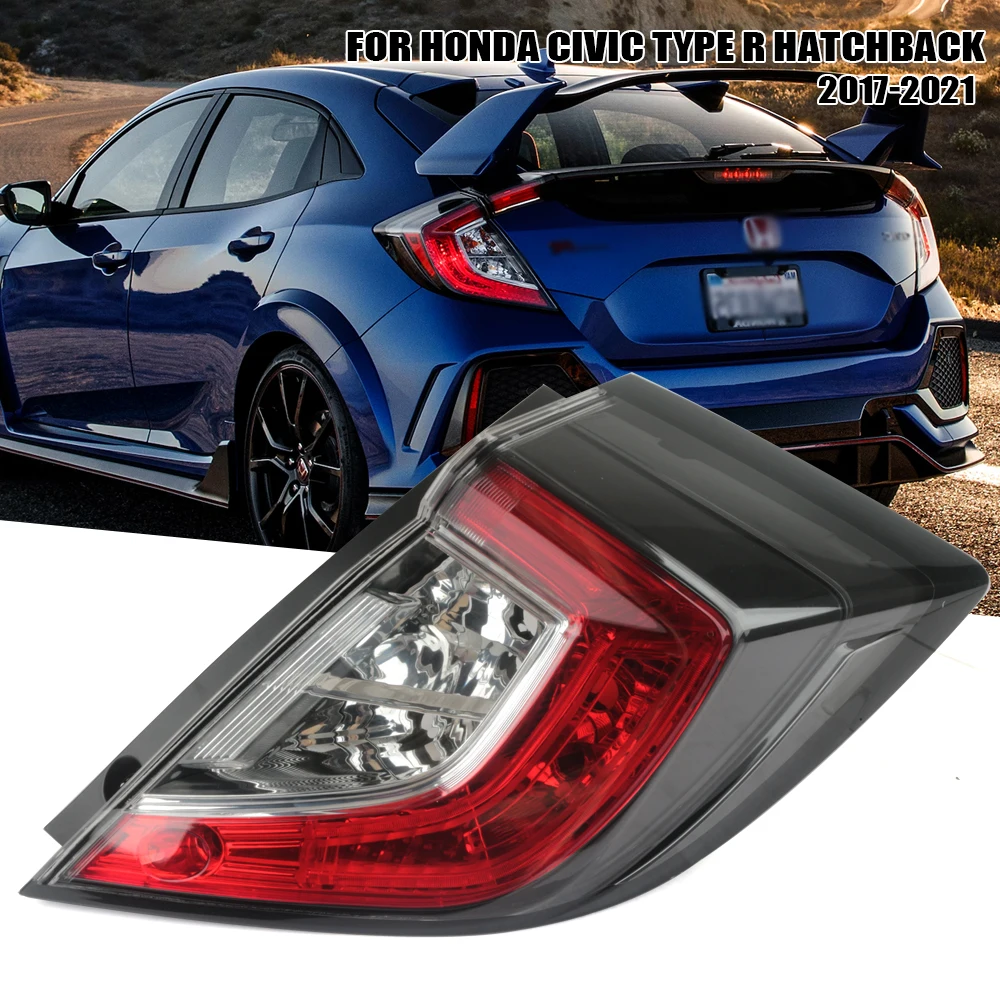 Задний фонарь для honda civic type r hatchback 2017 2018 2019 2020 2021