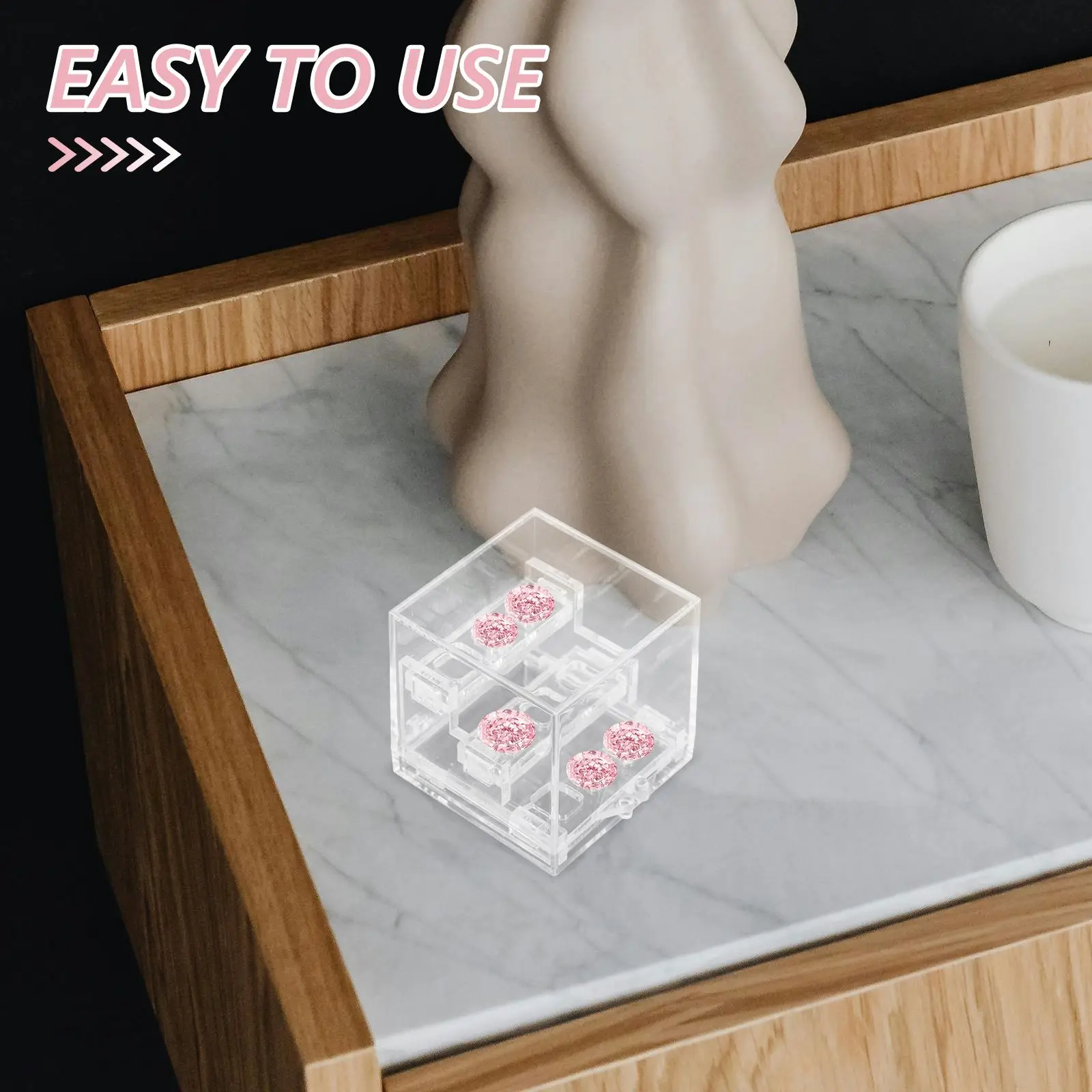 Прозрачная коробка для демонстрации драгоценных камней - Фотография_3