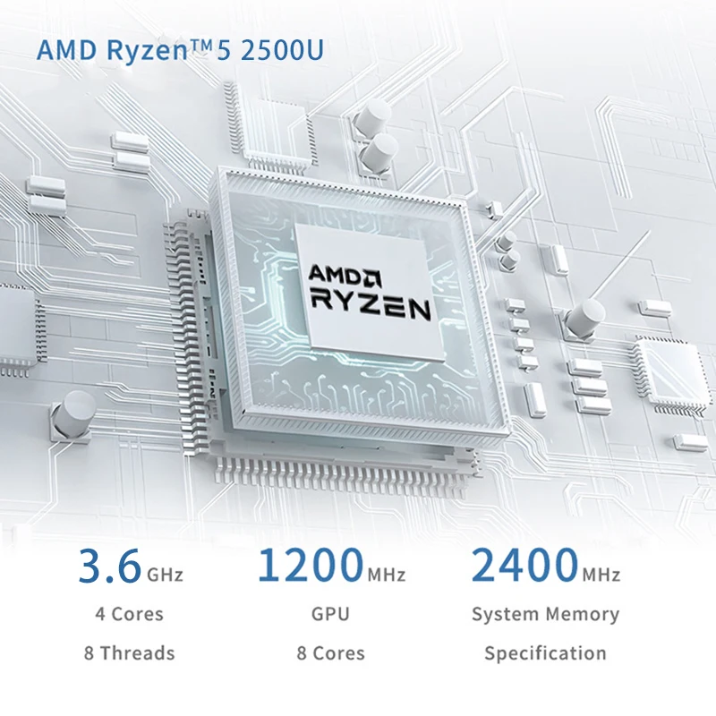 Мини-пк amd ryzen5 2500u - Фотография_3