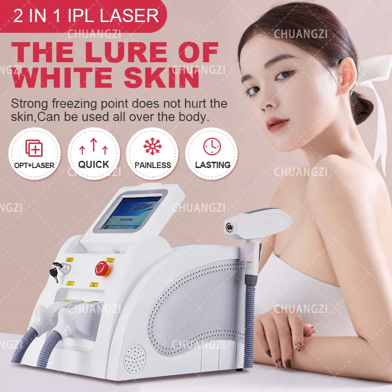 Профессиональная лазерная эпиляция ipl machie 2in1 opt - Фотография_5