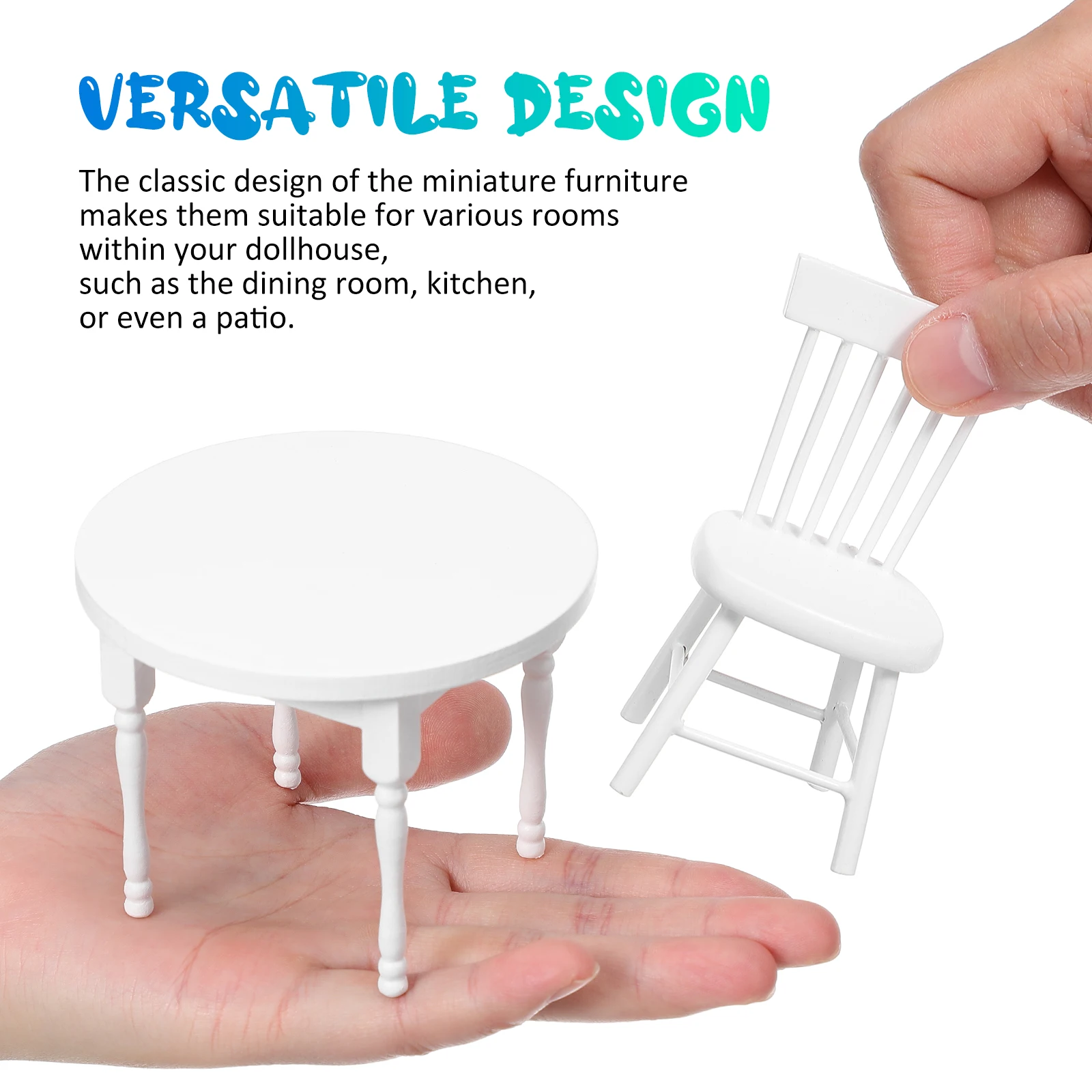 Аксессуары, белый круглый стол - Фотография_2