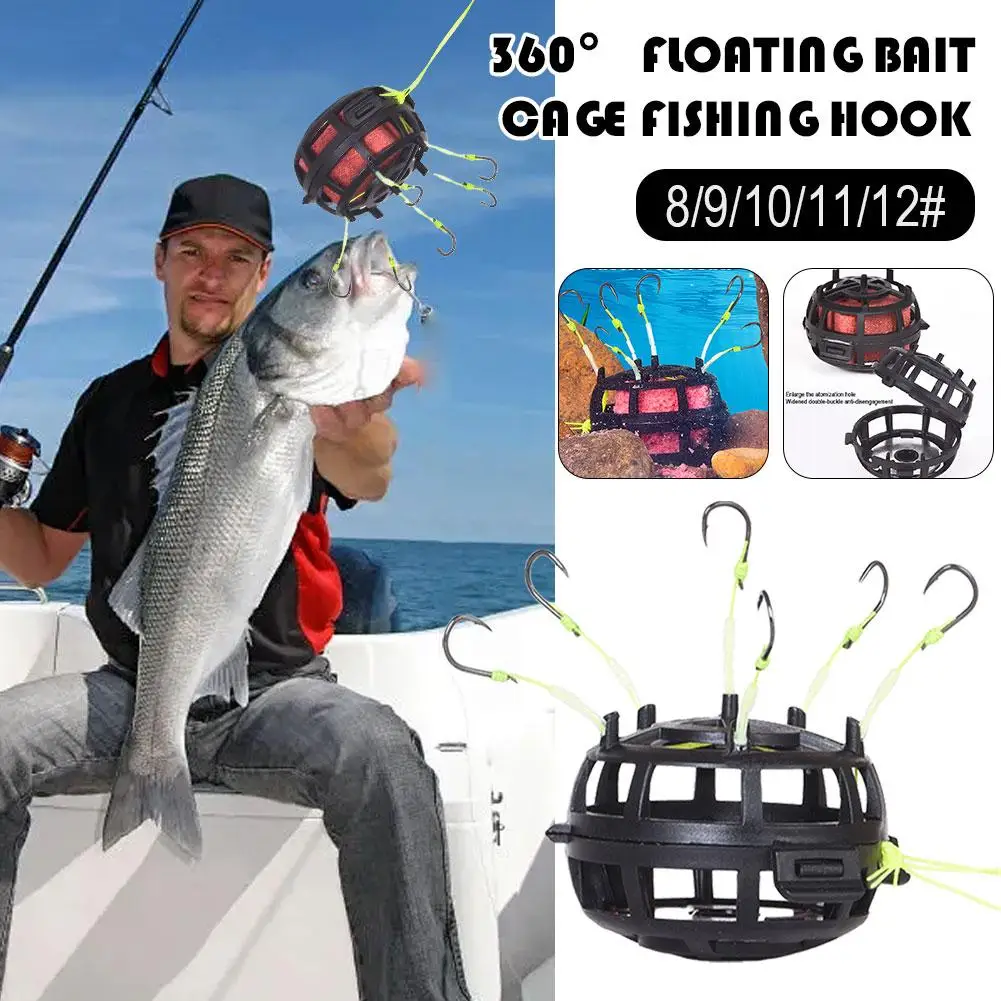 360 °   плавающая клетка для приманки - Фотография_5