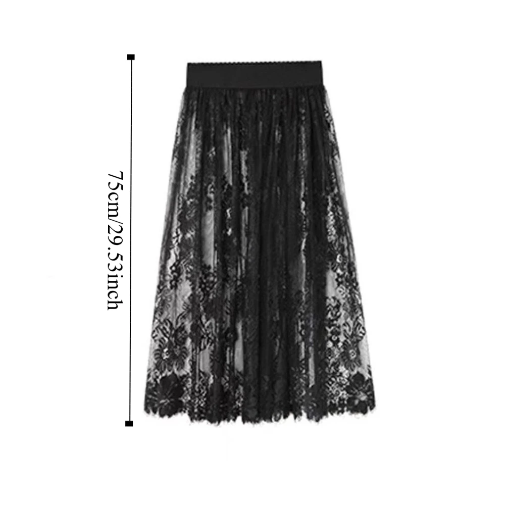 Нижняя юбка с цветочным кружевом - Фотография_6