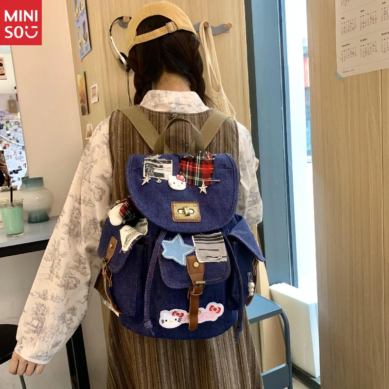 Новый рюкзак miniso hello kitty bone - Фотография_6