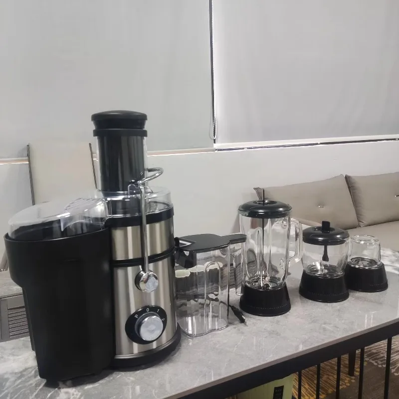 Многофункциональная коммерческая соковыжималка для моркови и овощей 4 в 1 - Фотография_3