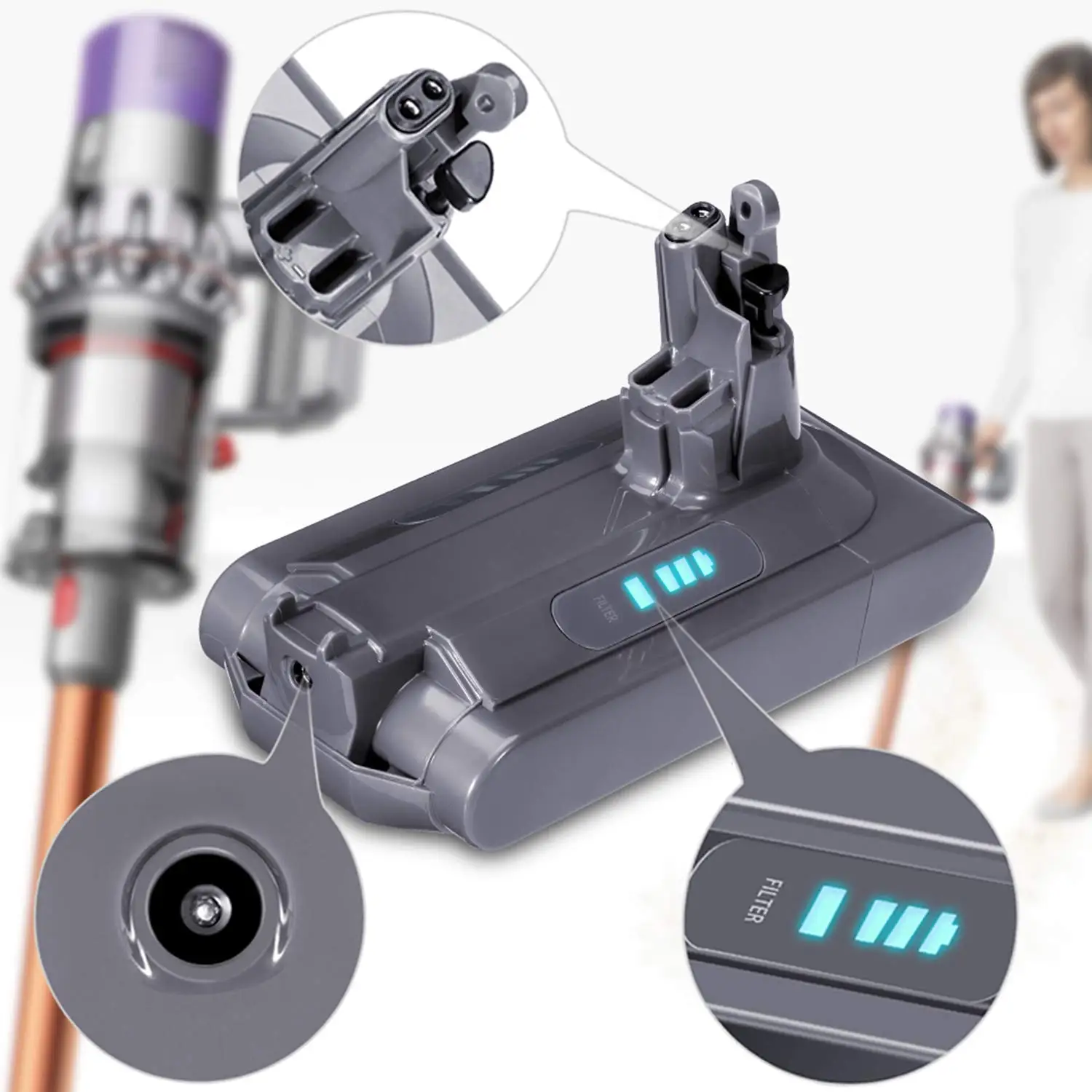 Jyjzpb для батареи dyson v10 - Фотография_5