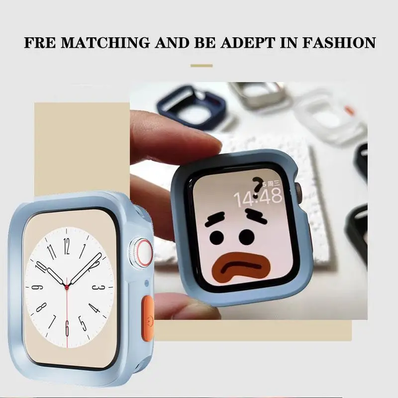 Мягкий силиконовый чехол-бампер для apple watch 10 9 8 7 6 se 5 - Фотография_4