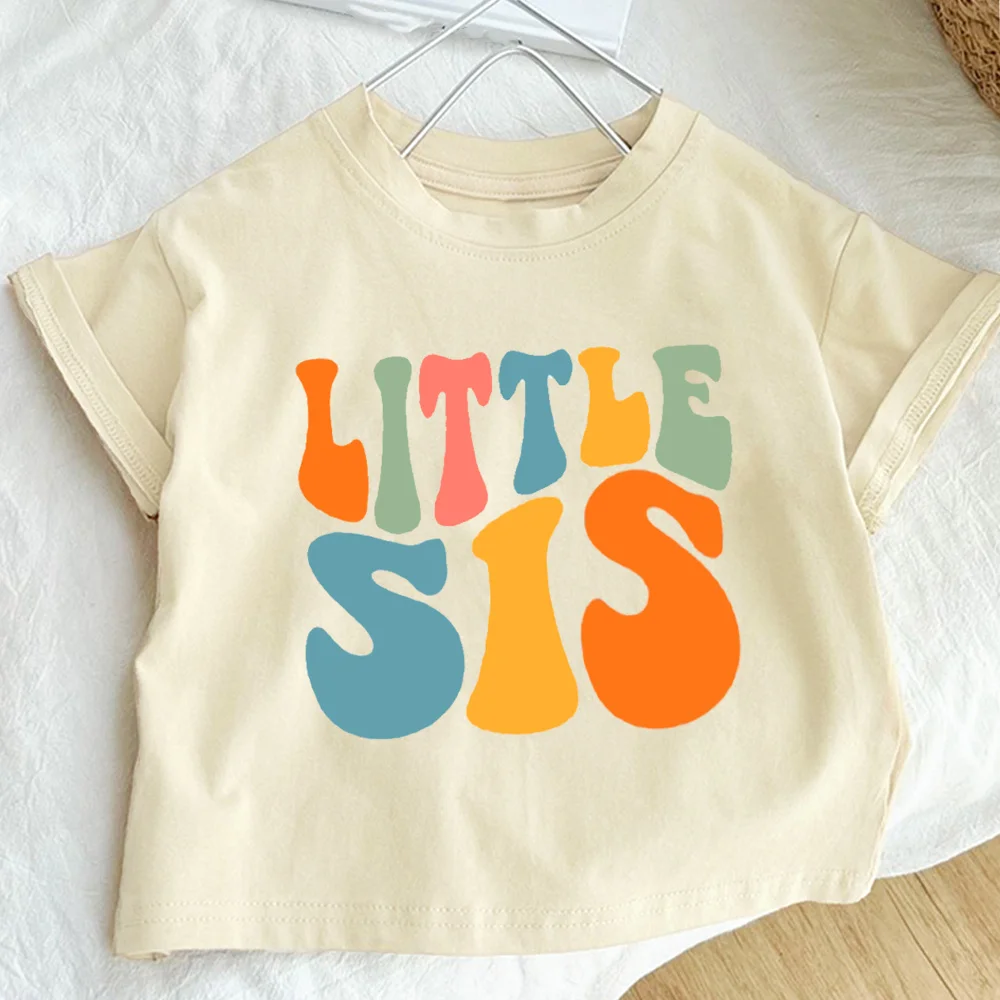 Одинаковые семейные футболки с принтом big bro sis little bro sis - Фотография_5