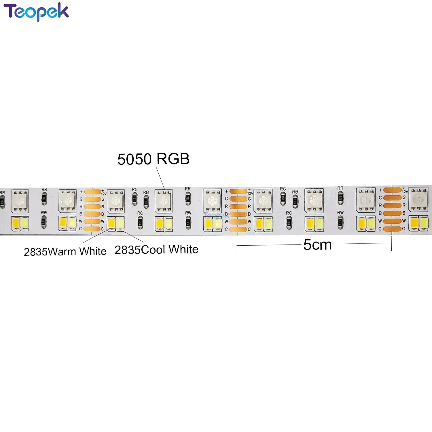 Двухрядная 5050 + 2835 rgbcct светодиодная - Фотография_3
