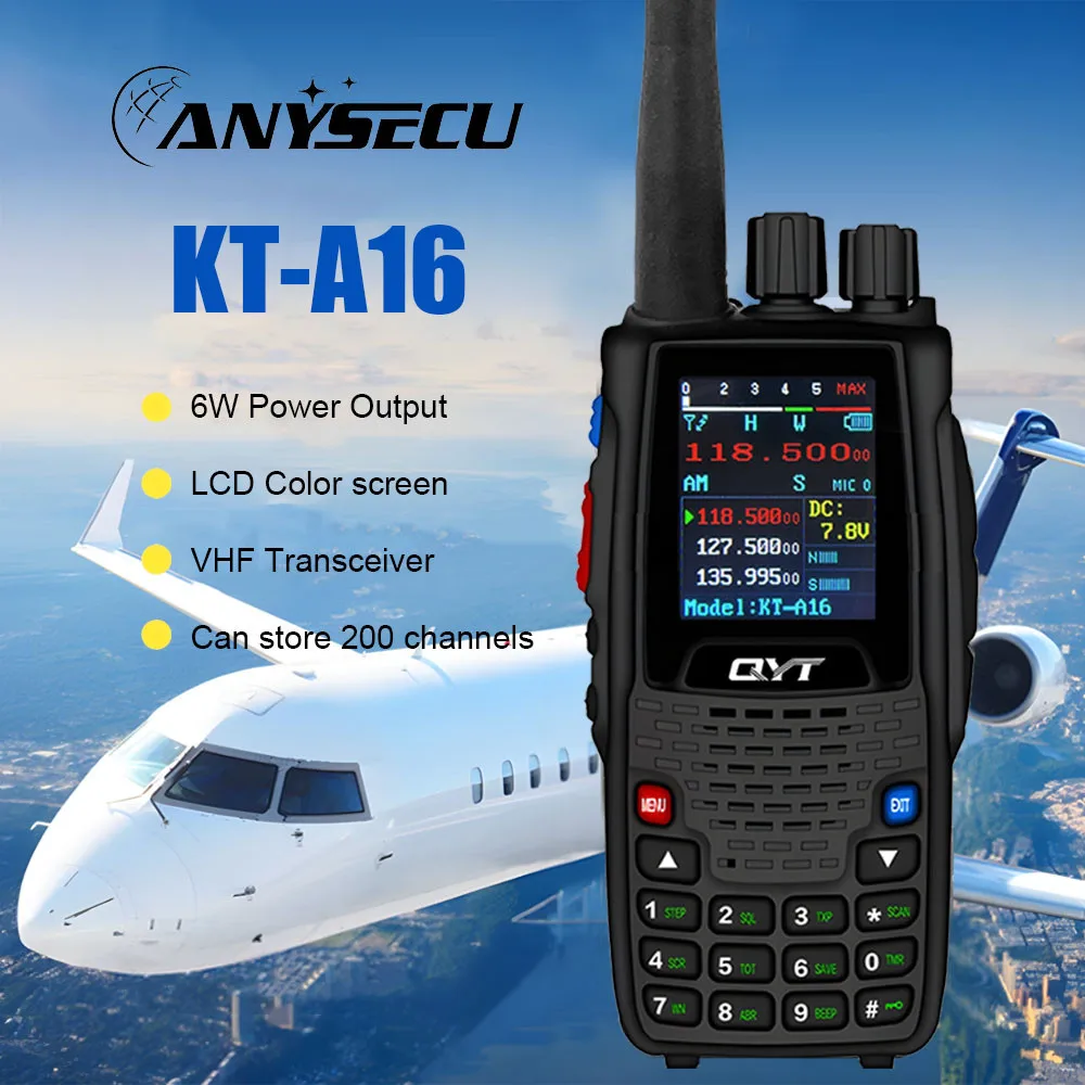 Anysecu airband transmit укв рация kt-a16 tx108