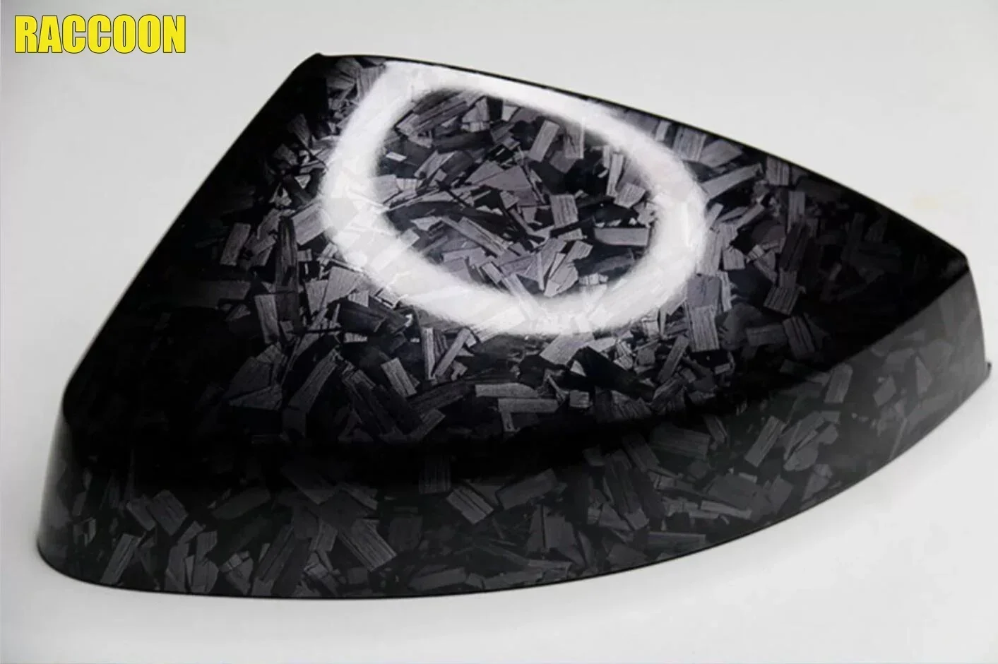 Глянцевая черная кованая виниловая пленка из углеродного волокна - Фотография_5