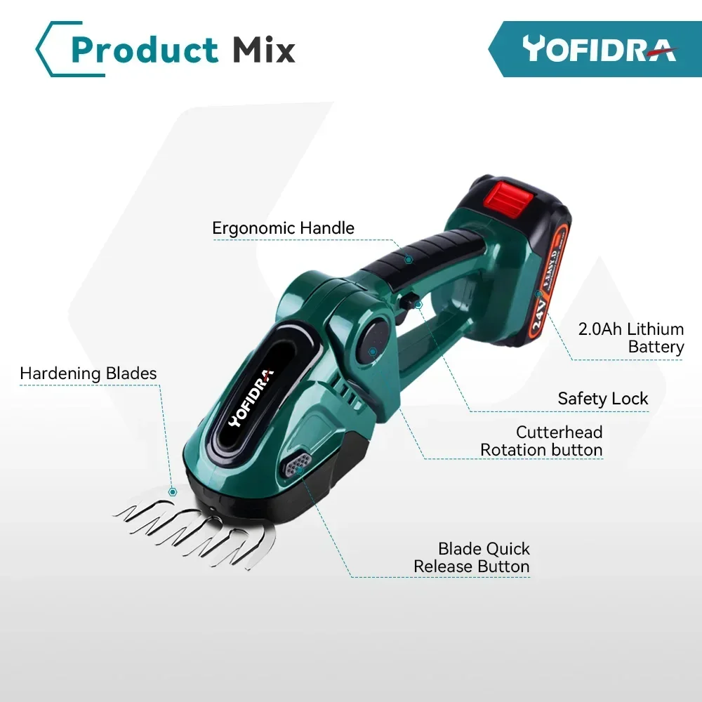 Yofidra 2in1 электрический триммер - Фотография_6