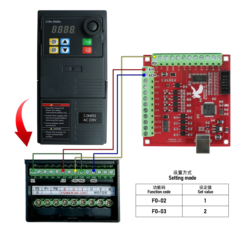 Двигатель шпинделя с чпу 220 в er11 1 - Фотография_6