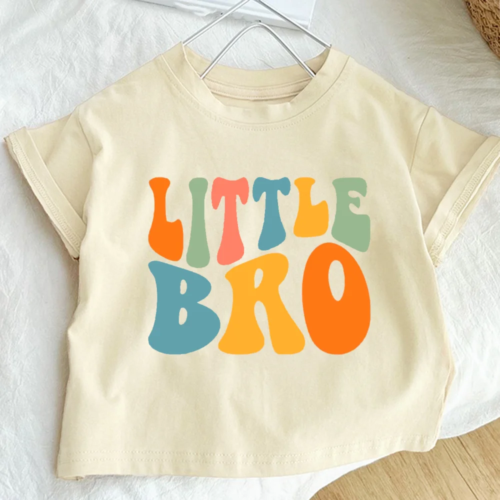 Одинаковые семейные футболки с принтом big bro sis little bro sis - Фотография_6