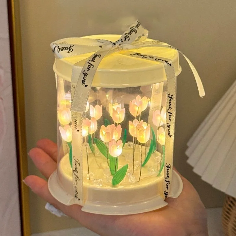 Diy тюльпан лампа имитация цветка - Фотография_3