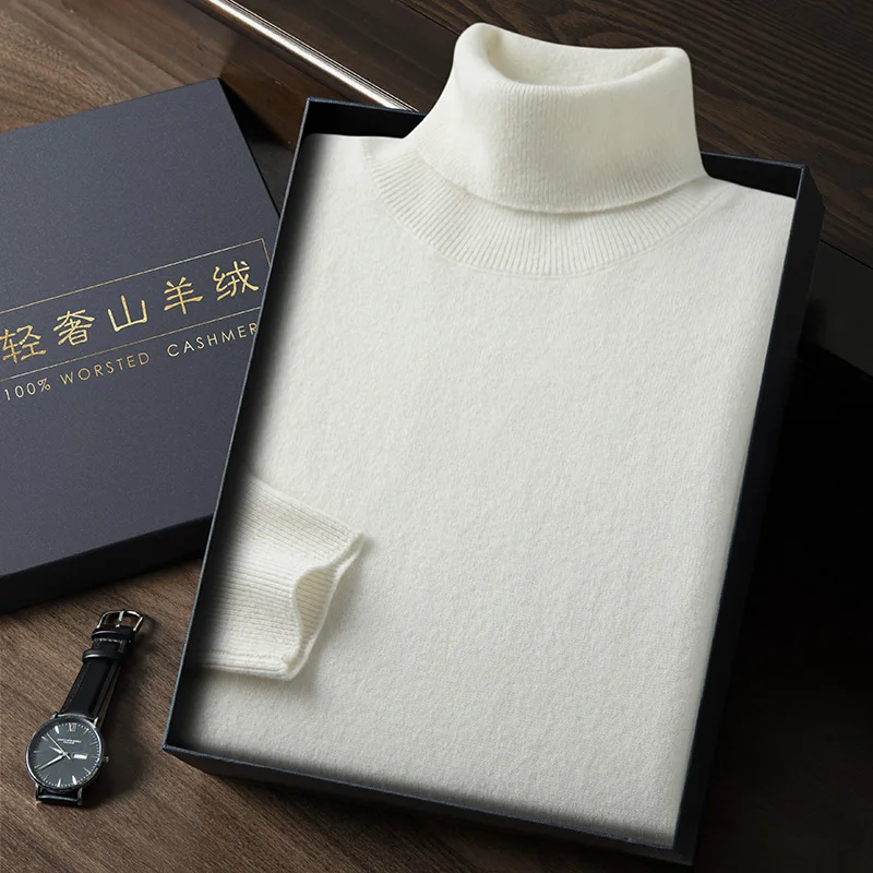 Весенне-осенний новый 100% кашемировый свитер - Фотография_2