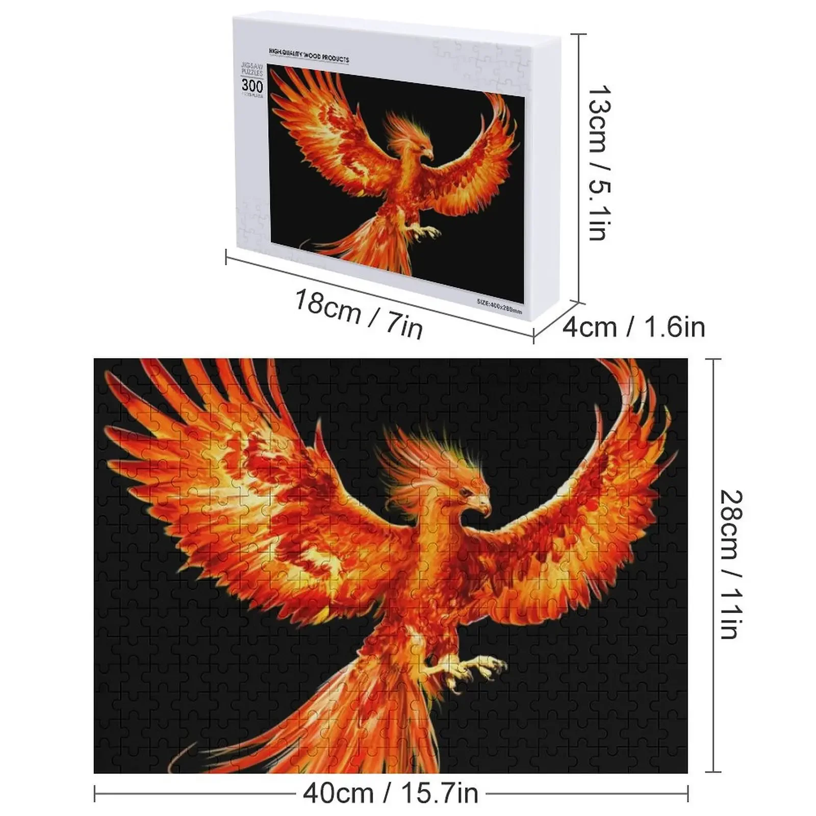 Пазл феникс, индивидуальное имя - Фотография_5